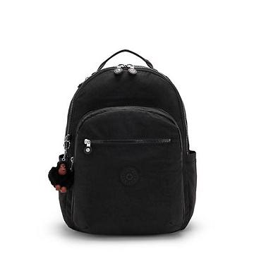 Kipling Seoul Large 15" Backpack Laptoptassen Zwart | BE 1647GS